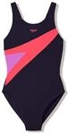 Badeanzug SPEEDO "HYPERBOOM BUTTERFLY BACK 1PC BLK/PNK", Jungen, Gr. 10...