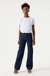 Schlagjeans GARCIA "Ilvy", M&auml;dchen, Gr. 128, N-Gr, blau (rinsed), Denim/Jeans,