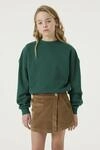 Sweatshirt GARCIA, M&auml;dchen, Gr. 140/146, gr&uuml;n (forest leaf), Sweatware,