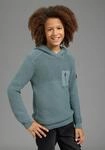 Strickpullover BRUNO BANANI "Kapuzen-Strickpullover mit BRUNO BANANI Badge",...