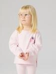 Sweatshirt NAME IT "NMFBISSINE LS NREG SWE UNB BOX PB", M&auml;dchen, Gr. 92, rosa