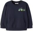 Sweatshirt NAME IT "NMMVUGO LS NREG SWEAT BRU", Jungen, Gr. 92, navy blazer