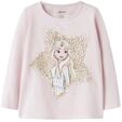 Langarmshirt NAME IT "NMFSOMA FROZEN LS NREG TOP WDI", M&auml;dchen, Gr. 92, rosa (cradle