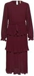 Midikleid CULTURE "Damen Kleid CUcat", Damen, Gr. L, N-Gr, rot (zinfandel),