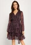 Druckkleid LASCANA, Damen, Gr. 38, N-Gr, braun (animal print), Chiffon,...