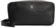 Kulturbeutel TOMMY HILFIGER "TH ICON DOUBLE WASHBAG MONO", Damen, Gr. B/H/T: 23cm x