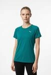 Laufshirt PUMA "W RUN VELOCITY TEE (POLY)", Damen, Gr. S, gr&uuml;n (emerald ice),...