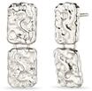 Paar Ohrstecker ELLI "Ohrringe Ohrstecker Rechteck 925 Sterling Silber" Gr. 26,