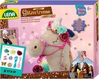 Kreativset LENA "Glitzertrense Hobby Horsing", bunt, Kreativsets, Kinder, Kunststoff,