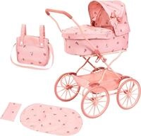 Puppenwagen BAYER "nostalgisch, mit Schleife", rosa (schleife altrosa), Puppenwagen,