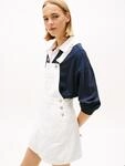 Latzkleid TOMMY JEANS "DENIM DUNGAREE DRESS FLG BJ6099", Damen, Gr. XS (34),...