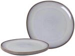Servierplatte "Servierplatten Lave &oslash; 32 cm 4er Set", beige, Steingut, LIKE. BY