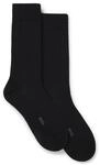 Businesssocken BOSS "2P RS RIB Uni WO", Herren, Gr. 39-42, schwarz (schwarz...