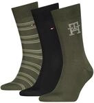 Socken TOMMY HILFIGER, Herren, Gr. 39-42, Sockengr&ouml;&szlig;e, gr&uuml;n (olive),...