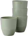 Becher MEPAL "Becher Silueta 200 ml 4er Set", gr&uuml;n (nordic sage), 4 tlg.,