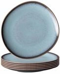 Brotteller "Brotteller Lave 17,6 x 16,8 cm 6er Set", blau (glac&eacute;), LIKE. BY VILLEROY