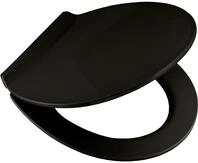 WC-Sitz KLEINE WOLKE "Alley", schwarz, B:37cm H:5cm L:45cm, Duroplast, WC-Sitze,