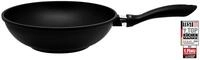 Wok ELO "Alucast", schwarz, H:8,5cm &Oslash;:28cm, Pfannen, Wok, Induktion, &Oslash; 28 cm