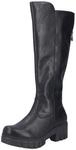 Stiefel RIEKER, Damen, Gr. 36, w&auml;rmend, Varioschaft, schwarz, Lederimitat,