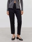 Anzughose VERO MODA "VMZOEY MW TAPERED PANT NOOS", Damen, Gr. 34, L&auml;nge 32,...