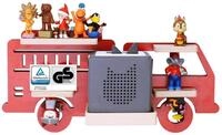Wandregal BOARTI "Regal Feuerwehr Kinder Toniebox Tonies Figuren", rot, B:47cm