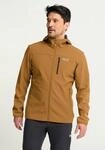 Outdoorjacke JACK WOLFSKIN "WILD WINDS HOODED JKT M", Herren, Gr. S (48), peanut,