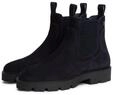 Chelseaboots TOMMY HILFIGER "TH MONOGRAM SUEDE CHELSEA BOOT", Damen, Gr. 36,...