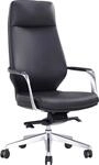 Drehstuhl SALESFEVER "mit Stil und Komfort", schwarz (schwarz, chromfarben,