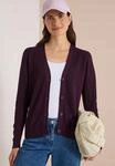 Strickjacke CECIL, Damen, Gr. L (42), lila (eggplant rot), Strick,...