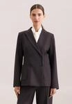 Jackenblazer SEIDENSTICKER, Damen, Gr. 38, schwarz, 52% Wolle, 44% Polyester, 4%