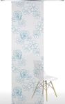 Schiebegardine LIEDECO Gr. 1, wei&szlig; (wei&szlig;, blau), B:60cm H:245cm, Polyester,