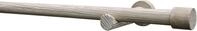 Gardinenstange "Set Mira 1-Lauf &Oslash; 25 mm", beige (natur), B:160cm &Oslash;:25mm,
