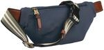 Bauchtasche CAMEL ACTIVE "Bari", Damen, Gr. B/H/T: 33cm x 13cm x 7cm, blau, Nylon,