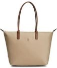 Tragetasche TOMMY HILFIGER "POPETTE TOTE", Damen, Gr. B/H/T: 31cm x 31cm x 13cm,