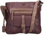 Umh&auml;ngetasche RIEKER, Damen, Gr. B/H/T: 29cm x 28cm x 12cm, braun (weinrot, braun),