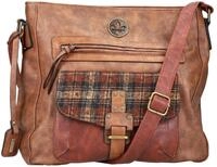 Umh&auml;ngetasche RIEKER, Damen, Gr. B/H/T: 25cm x 23cm x 7cm, braun, Lederimitat,
