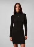 Minikleid CALVIN KLEIN JEANS "WOVEN LABEL MINIDRESS", Damen, Gr. XS, N-Gr,...