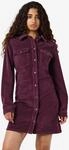 Cordkleid NOISY MAY "NMCORD NEW SIGNE L/S DRESS NOOS", Damen, Gr. M, N-Gr,...
