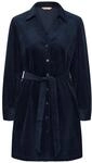 Midikleid CULTURE "Damen Kleid CUkalla", Damen, Gr. M, N-Gr, blau (marineblaus),