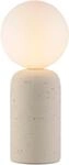 LED Tischleuchte "TRAVENTA", beige (travertinoptik), 1, &Oslash; 14cm H: 35cm, 1 Stk.,