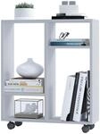 Standregal VCM "Nischenschrank Rollen Regal Raumteiler Dremala", wei&szlig;, B:60cm