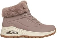 Winterboots SKECHERS "UNO RUGGED-", Damen, Gr. 35, rosa (mauve), Lederimitat,...