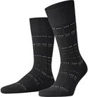 Socken FALKE "Lhasa Rib Special Edition", Herren, Gr. 39-42, schwarz (schwarz