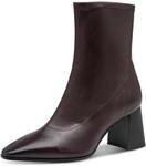 Stiefelette TAMARIS, Damen, Gr. 36, Synthetik Textil, braun (bordeaux),...