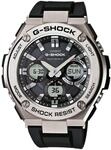 Funkchronograph CASIO G-SHOCK, schwarz, Armbanduhren, Herren, Funkchronograph,