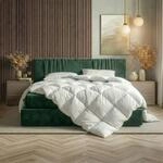 Federbettdecke RIBECO "Laram 90% Federn Bettdecken f&uuml;r Sommer oder Winter, Made in