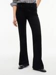Bootcut-Jeans TOMMY HILFIGER "LUNA MID RISE FLARE STAY BLACK", Damen, Gr. 34,...
