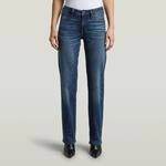 5-Pocket-Jeans G-STAR "G-Straight Wmn", Damen, Gr. 27, L&auml;nge 32, blau (antique