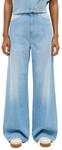 Weite Jeans MUSTANG "Damen Style Luise Wide", Damen, Gr. 25, L&auml;nge 34, blau...