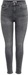 Skinny-fit-Jeans ONLY "ONLLILO HW SKINNY ANK DNM AZG BF", Damen, Gr. S (36), L&auml;nge